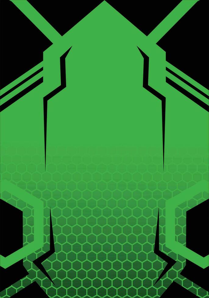 background template hexagonal for sports gaming jersey vector