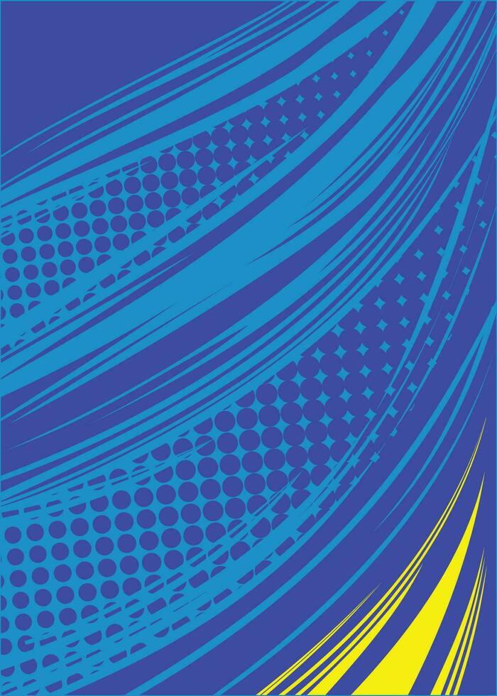 Free Vector Yellow Blue Fishing Jersey Pattern Stylish Design for Passionate Anglers