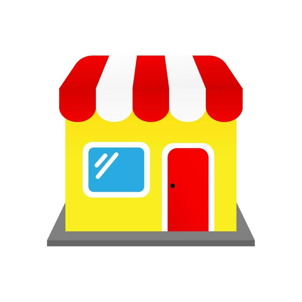 Store icon image. Vector illustration.