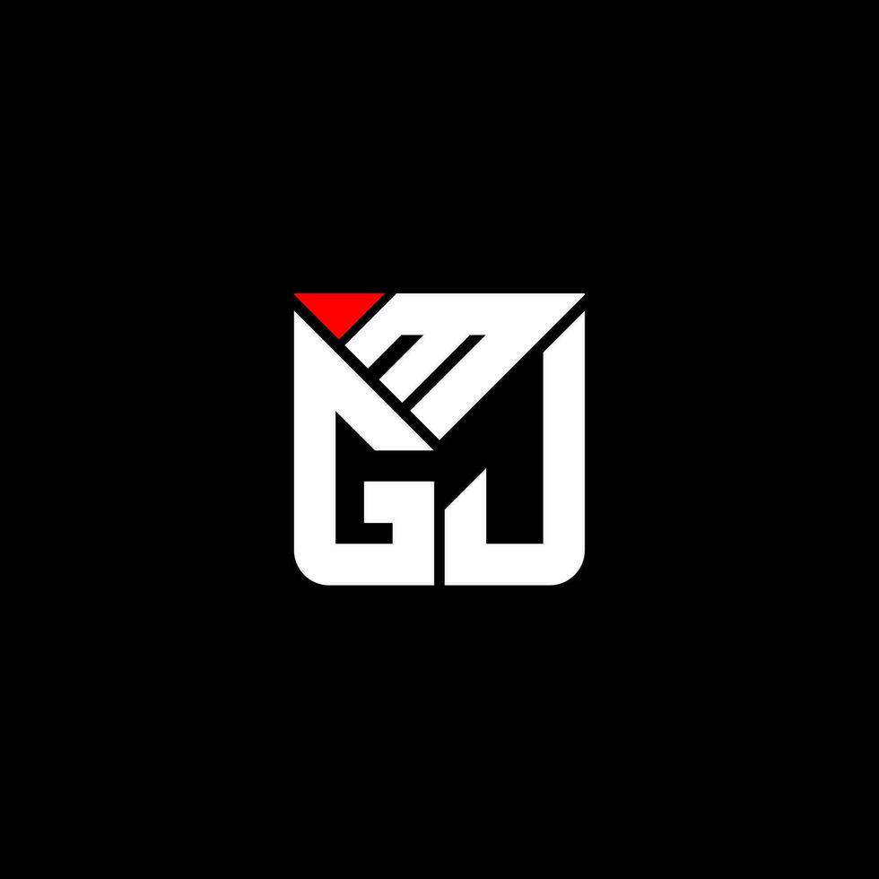 mgj letra logo vector diseño, mgj sencillo y moderno logo. mgj lujoso alfabeto diseño