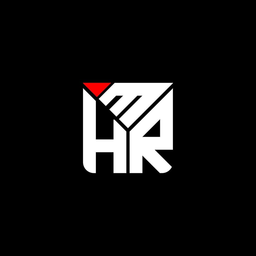 MHR letter logo vector design, MHR simple and modern logo. MHR luxurious alphabet design