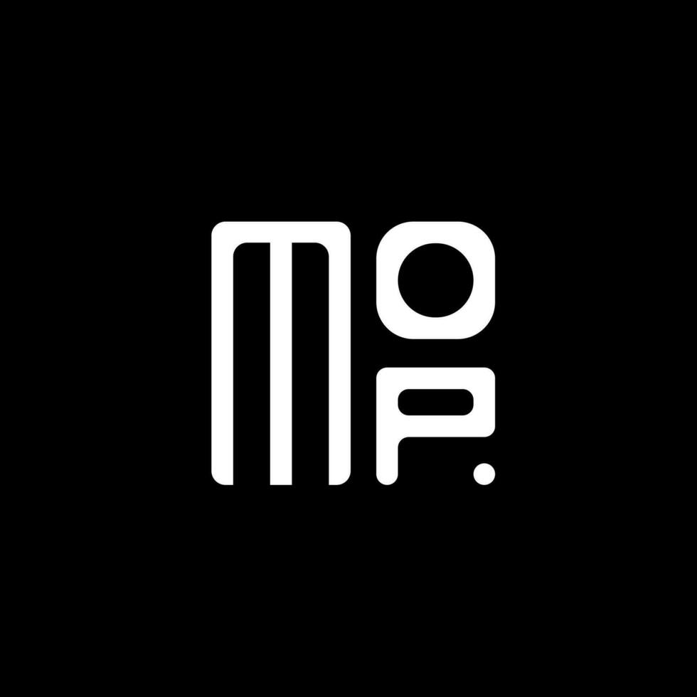 MOP letter logo vector design, MOP simple and modern logo. MOP luxurious alphabet design