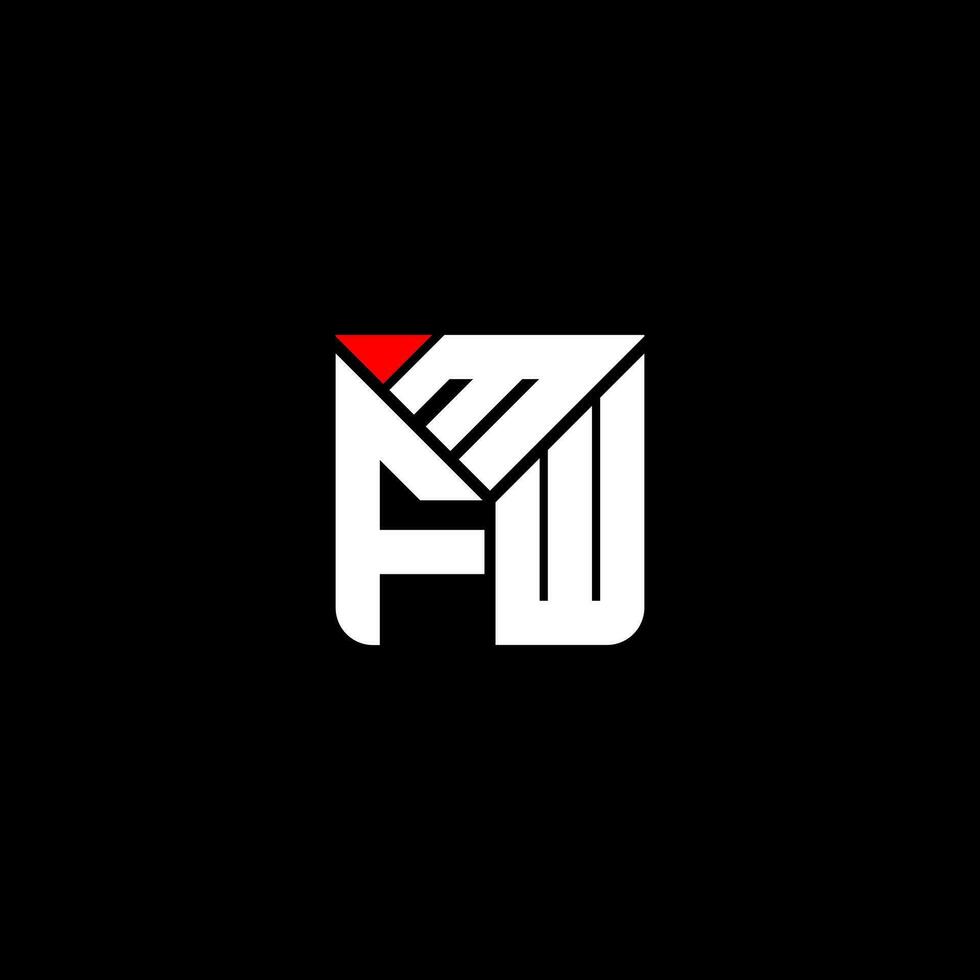 MFW letter logo vector design, MFW simple and modern logo. MFW luxurious alphabet design