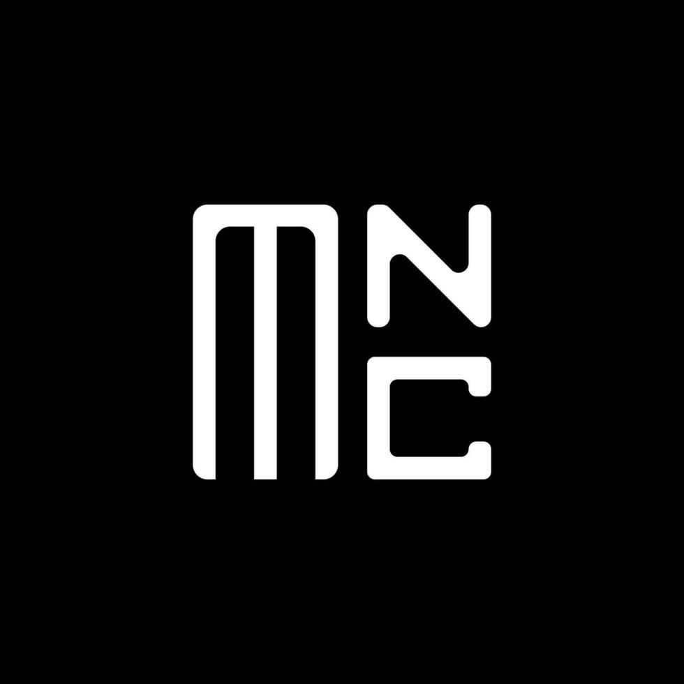 mnc letra logo vector diseño, mnc sencillo y moderno logo. mnc lujoso alfabeto diseño