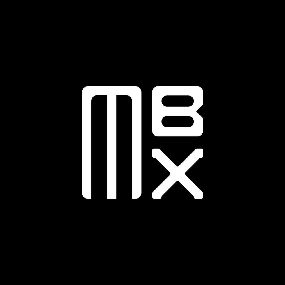 mbx letra logo vector diseño, mbx sencillo y moderno logo. mbx lujoso alfabeto diseño
