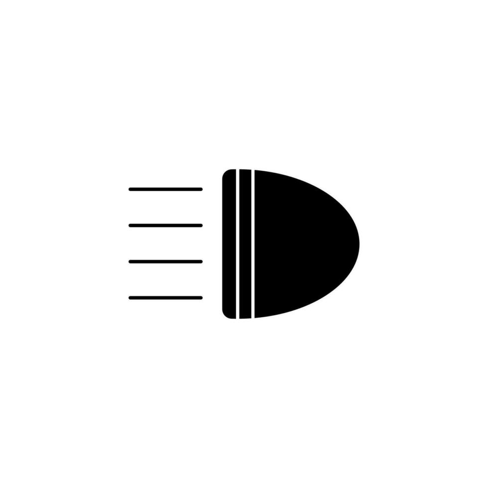 Car light concept line icon. Simple element illustration. Car light concept outline symbol design. vector