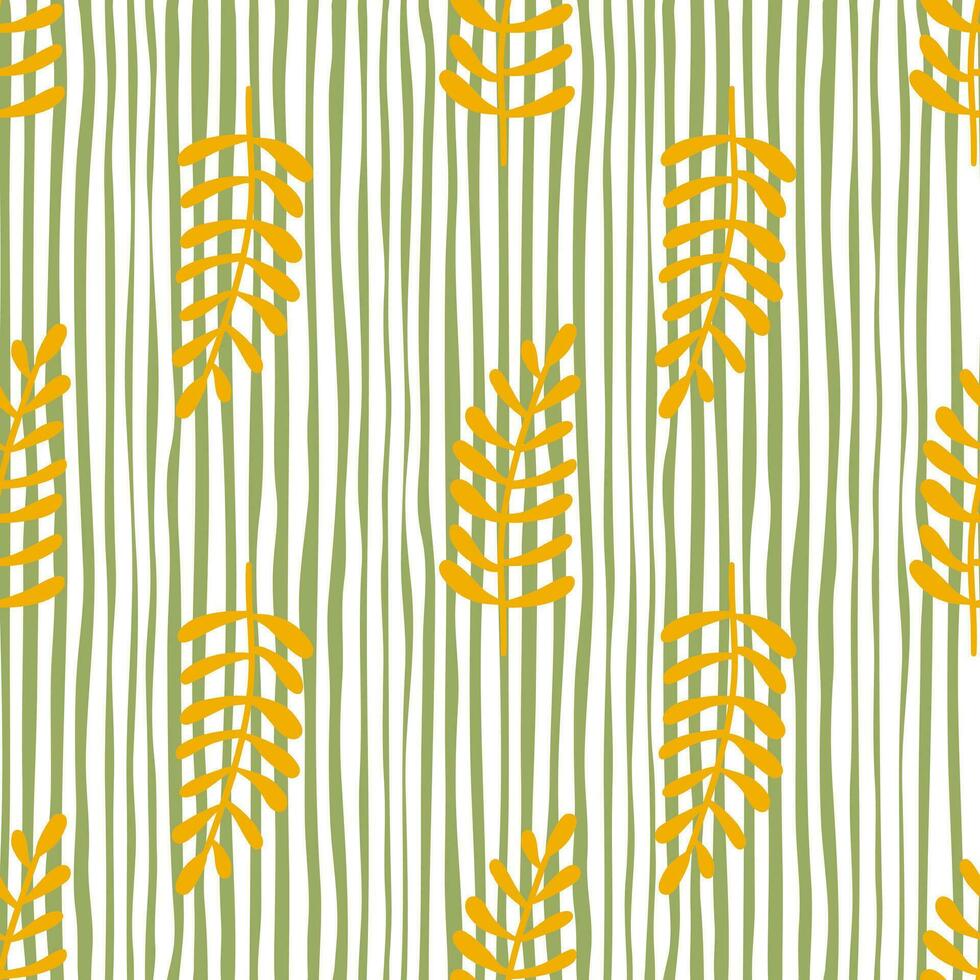 Vibrant seamless pattern featuring leaves and florals. vector