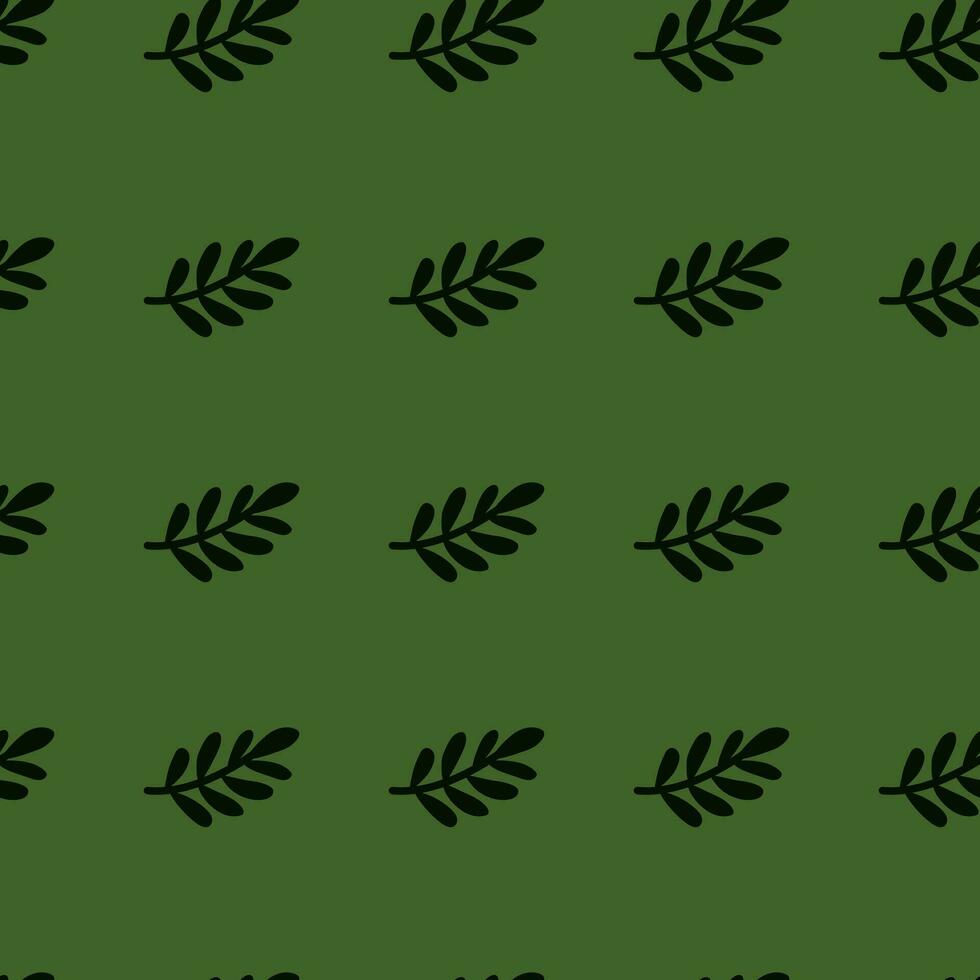Artistic seamless foliage design. vector