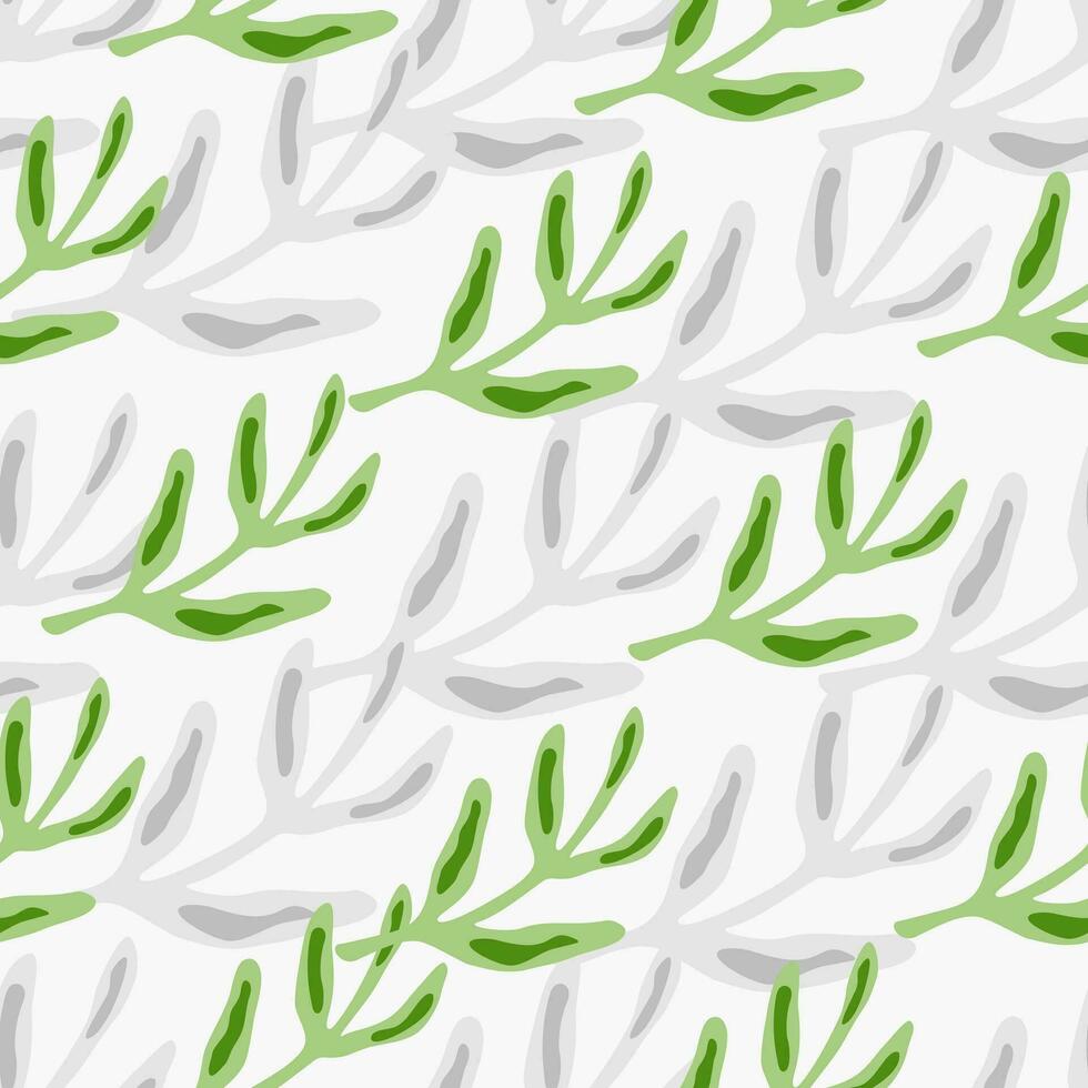 Elegant seamless leaf pattern. vector