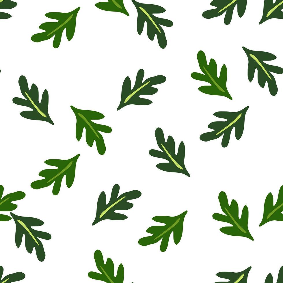 Elegant seamless leaves pattern. vector
