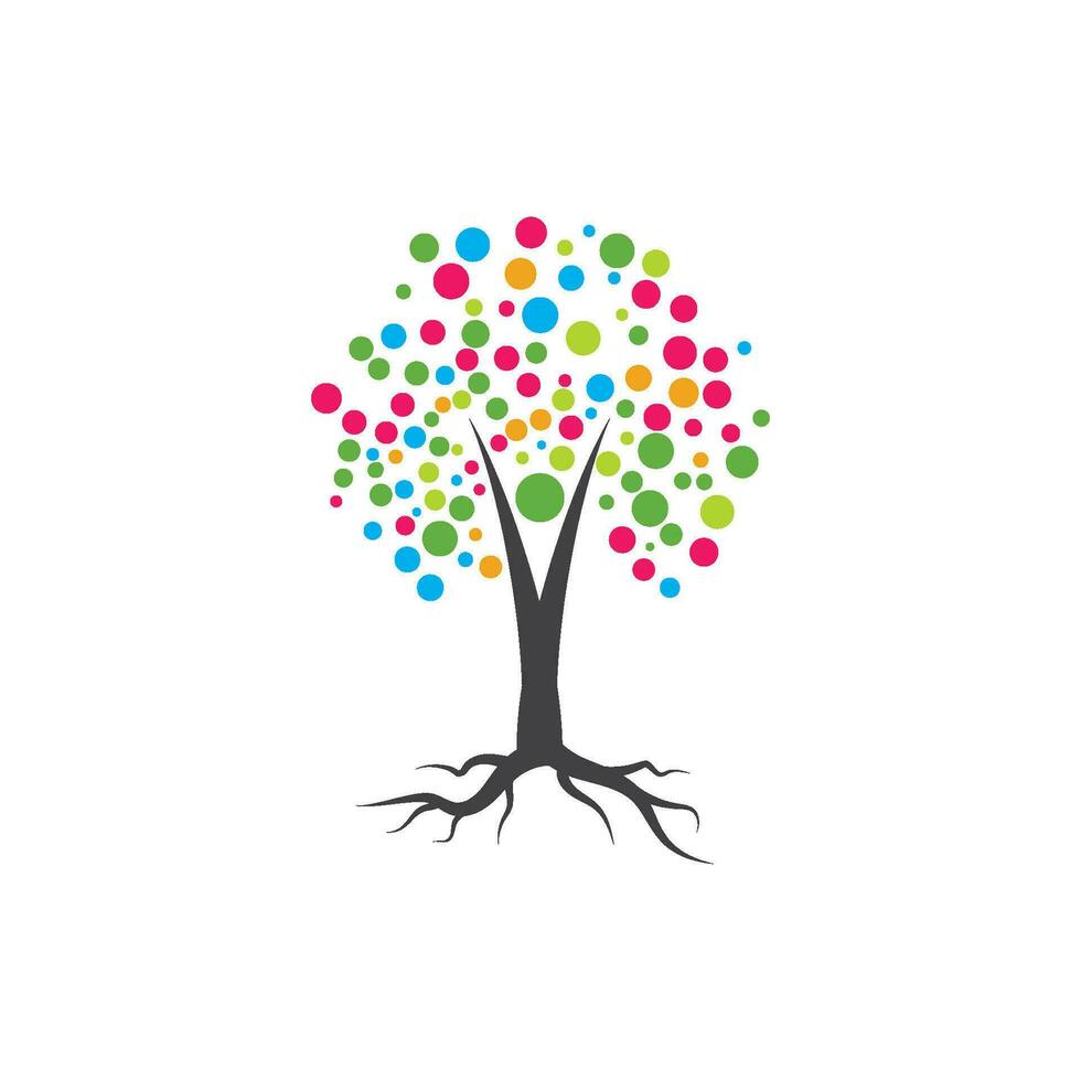 Tree branch vector ilustration design