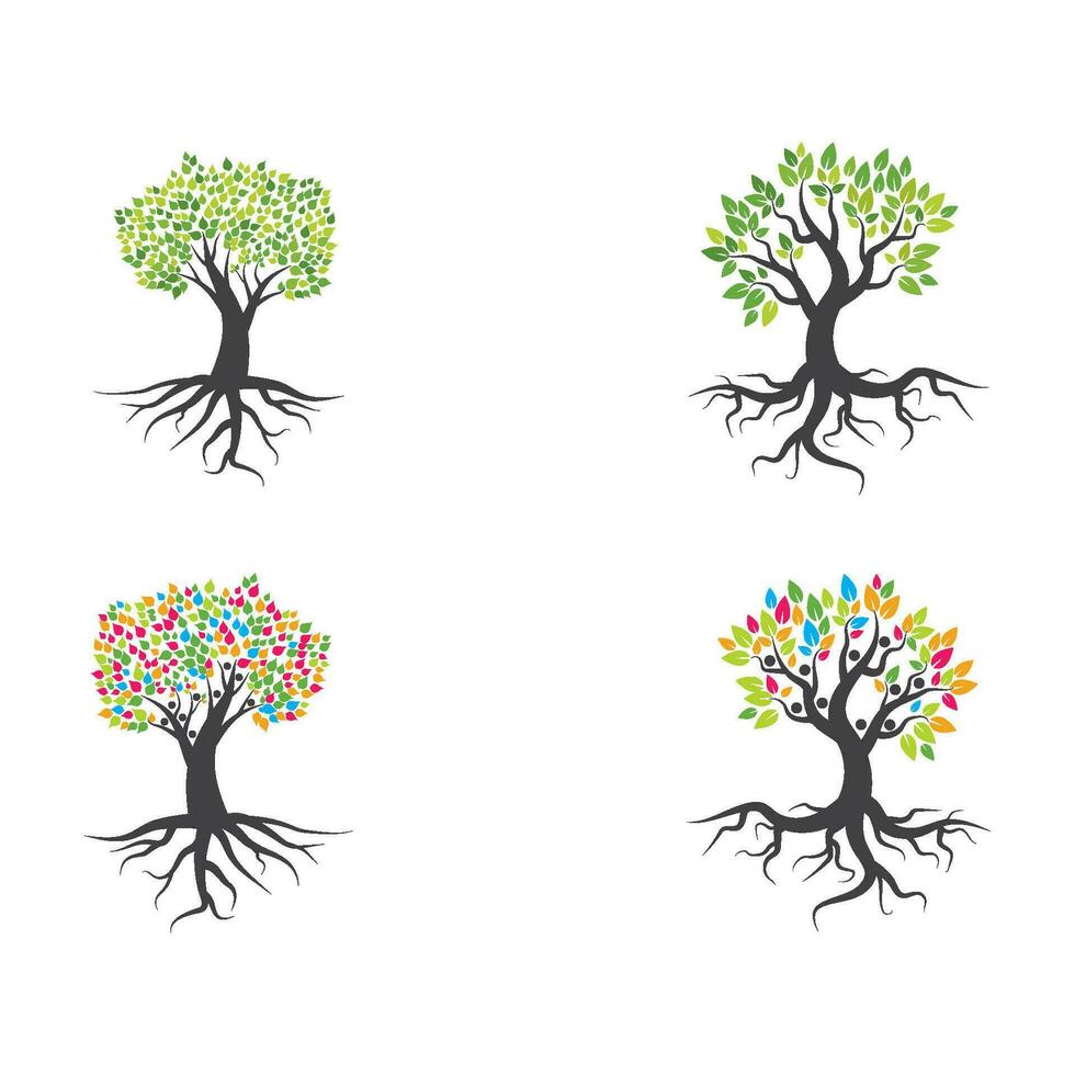 Tree branch vector ilustration design