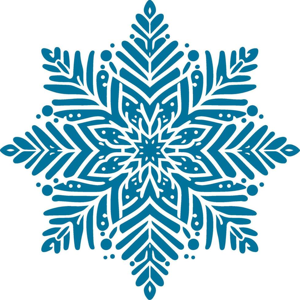 copo de nieve, invierno, Navidad, Navidad, ornamento, nieve, copo de nieve en transparente fondo, adecuado para superposiciones, elemento o icono en Navidad y nuevo año vector