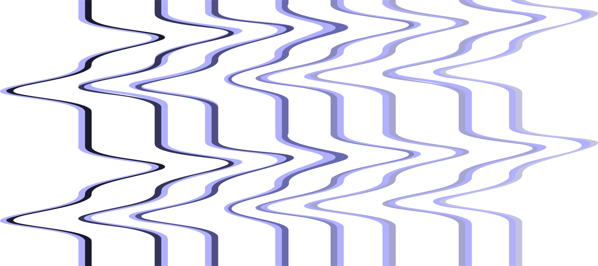 abstract purple sound waves pulse striped lines transparent background png
