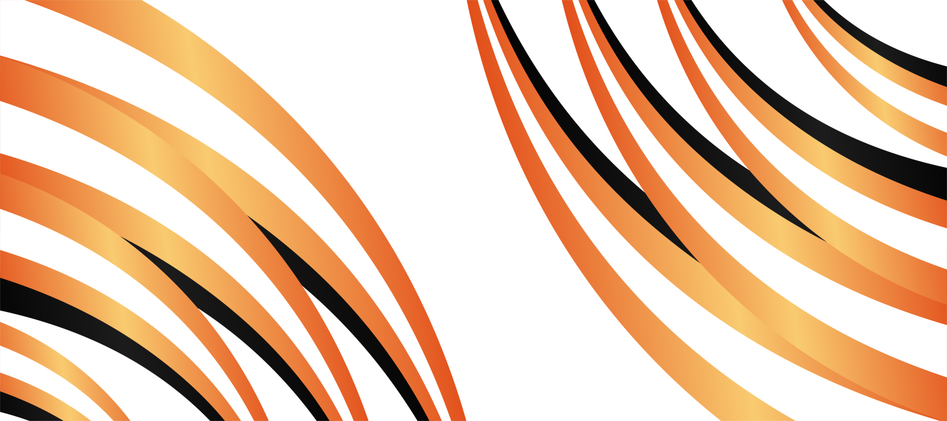 abstract tiger stripes orange gradient sports banner template transparent png