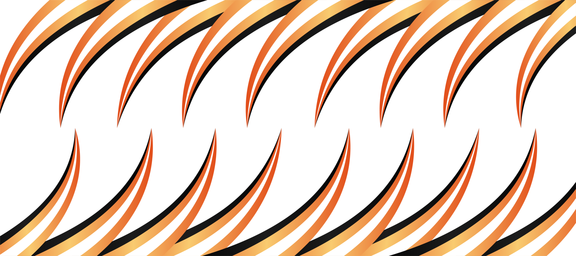 tiger stripes orange gradient car livery wrap stickers transparent png