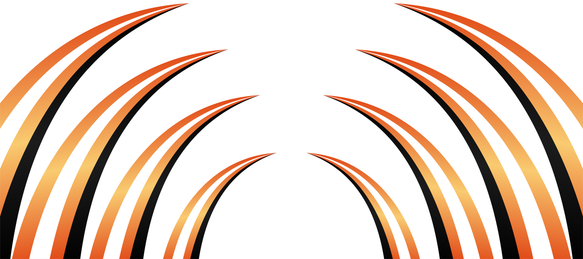 orange sharp spiral curve claws sports car wrap livery stickers templates transparent png