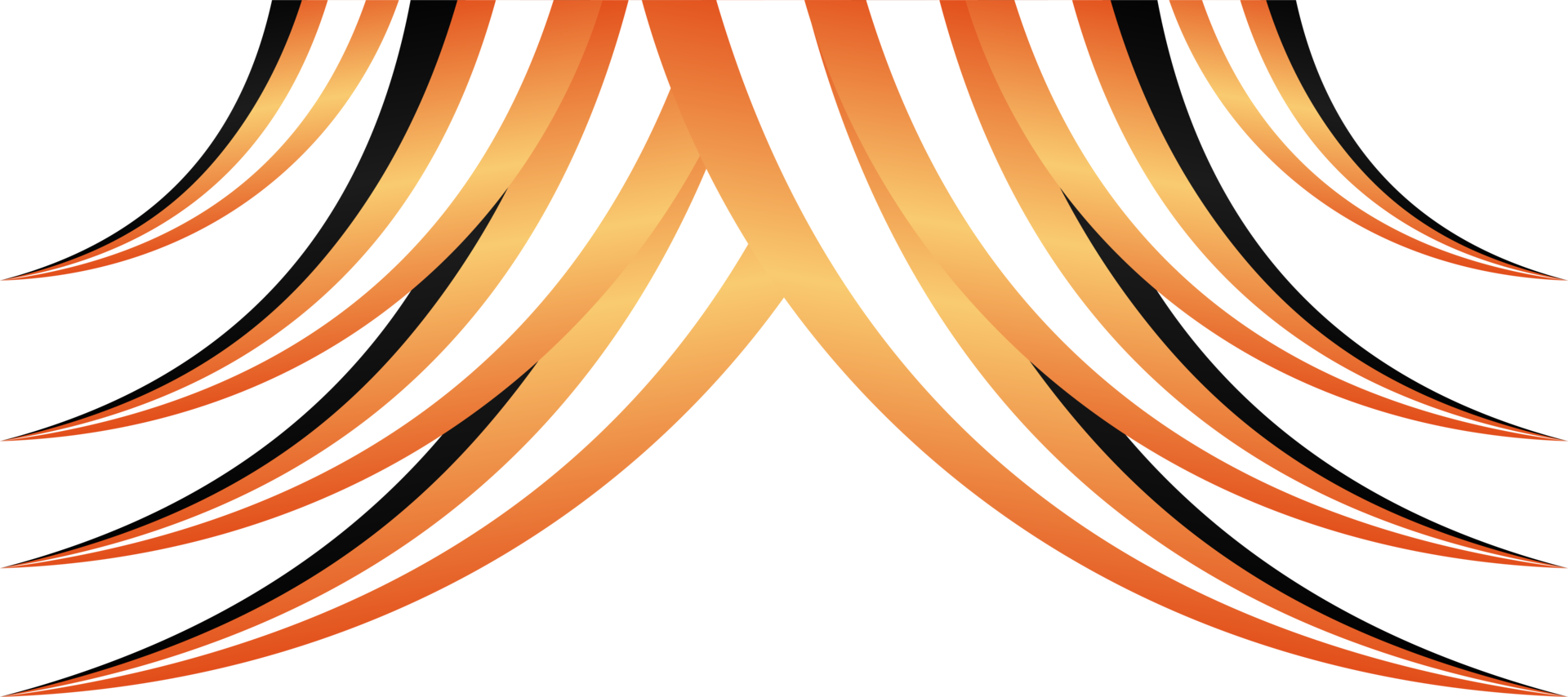 abstract tiger claws orange gradient sports banner template transparent png