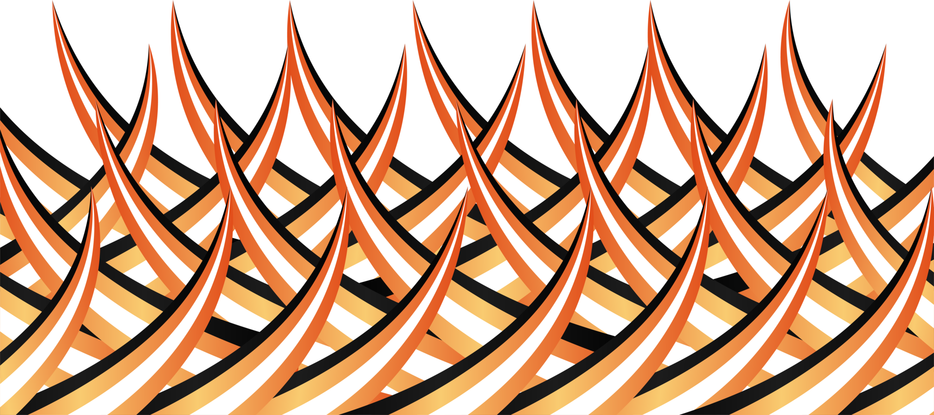 abstract sharp stripes orange gradient car livery wrap stickers transparent png