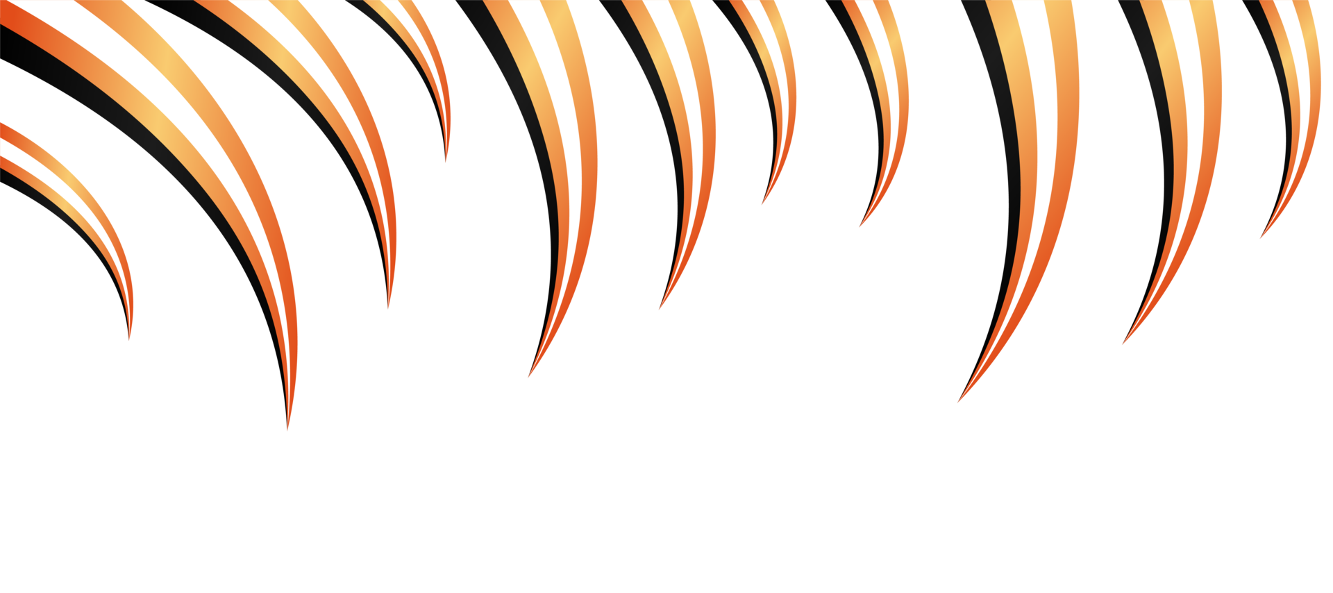 orange sharp curve claws sports car wrap livery stickers frame templates transparent png