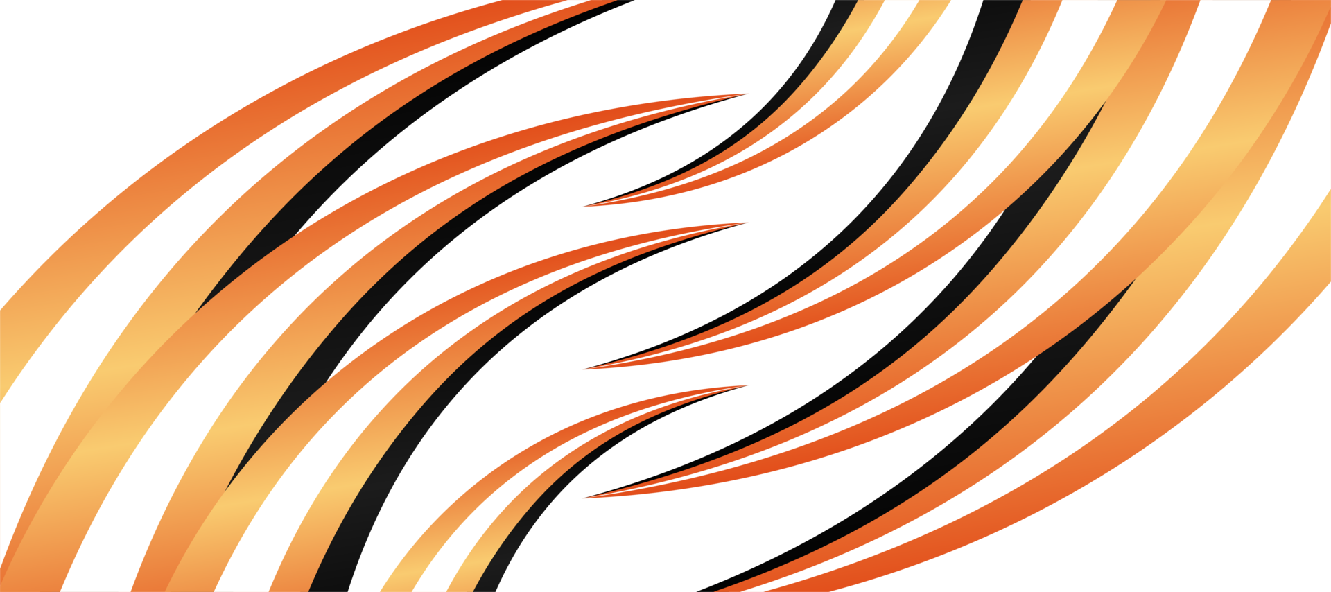 abstract tiger stripes claw orange gradient sports car livery pattern transparent png
