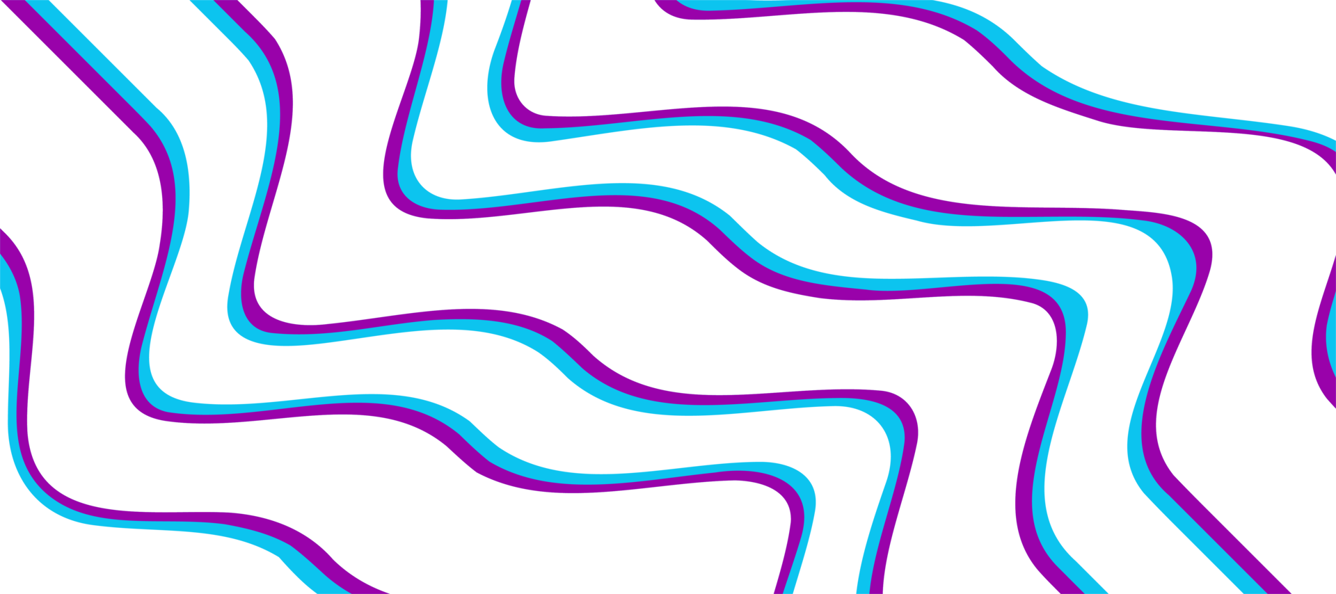 abstract blue violet sea wave flow line striped transparent background png