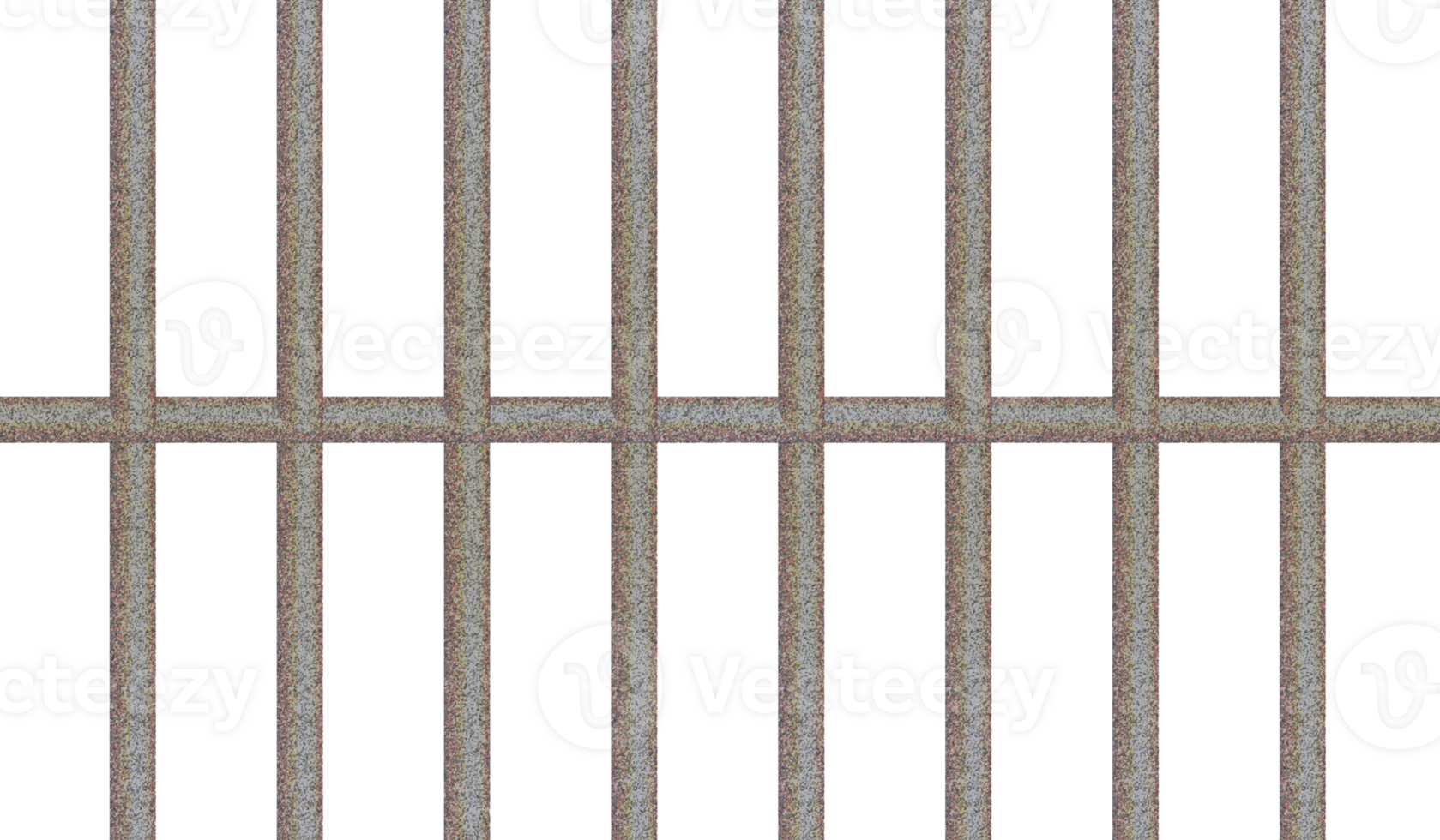 Old rustic prison bar png