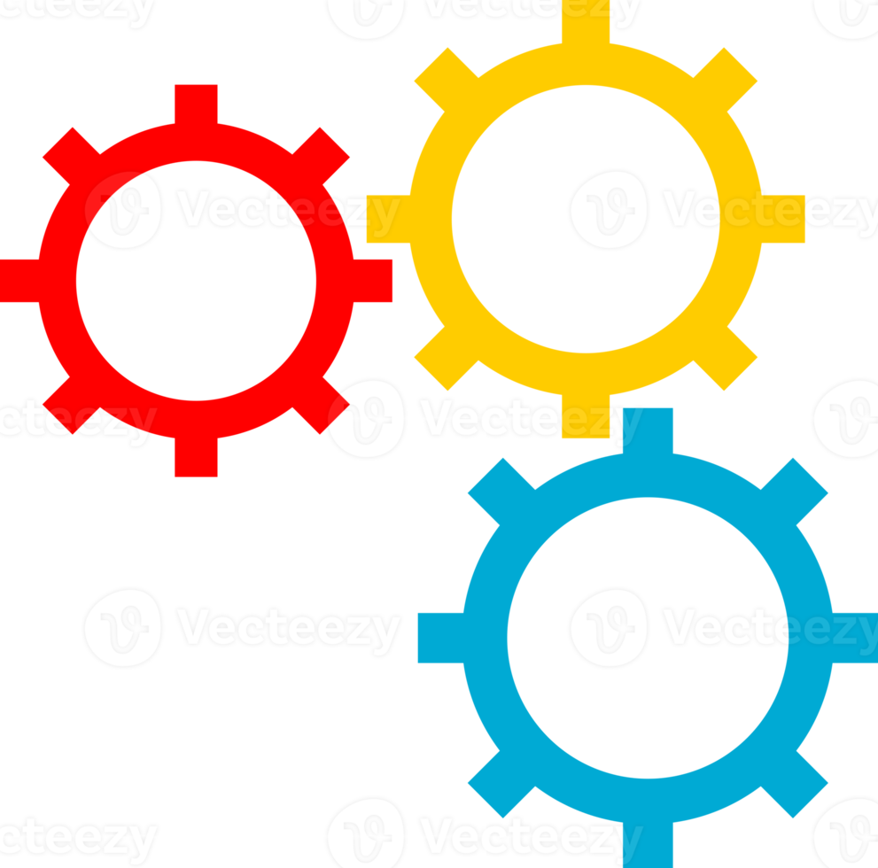 gear cogs engine machine icon png