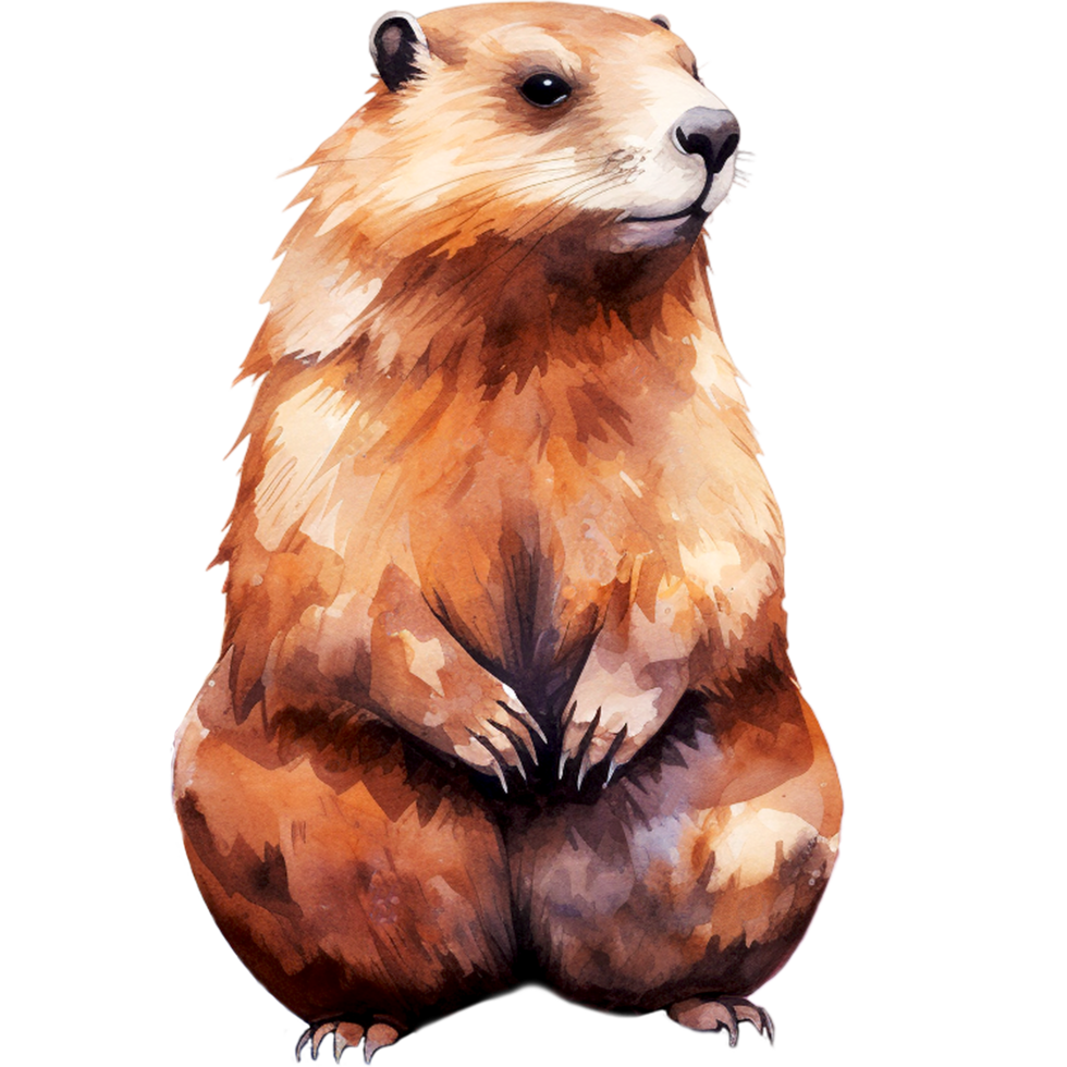 AI generated Groundhog  woodchuck png