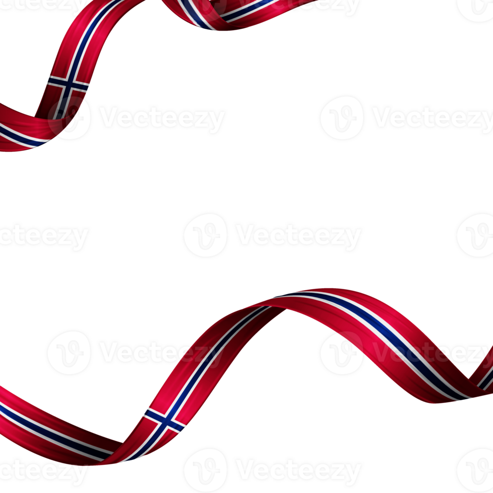 ribbon-with-norway-flag-color-3d-35666702-png