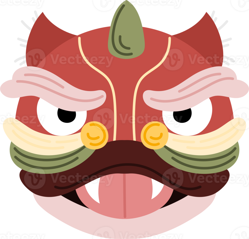 Hand drawn chinese new year element png