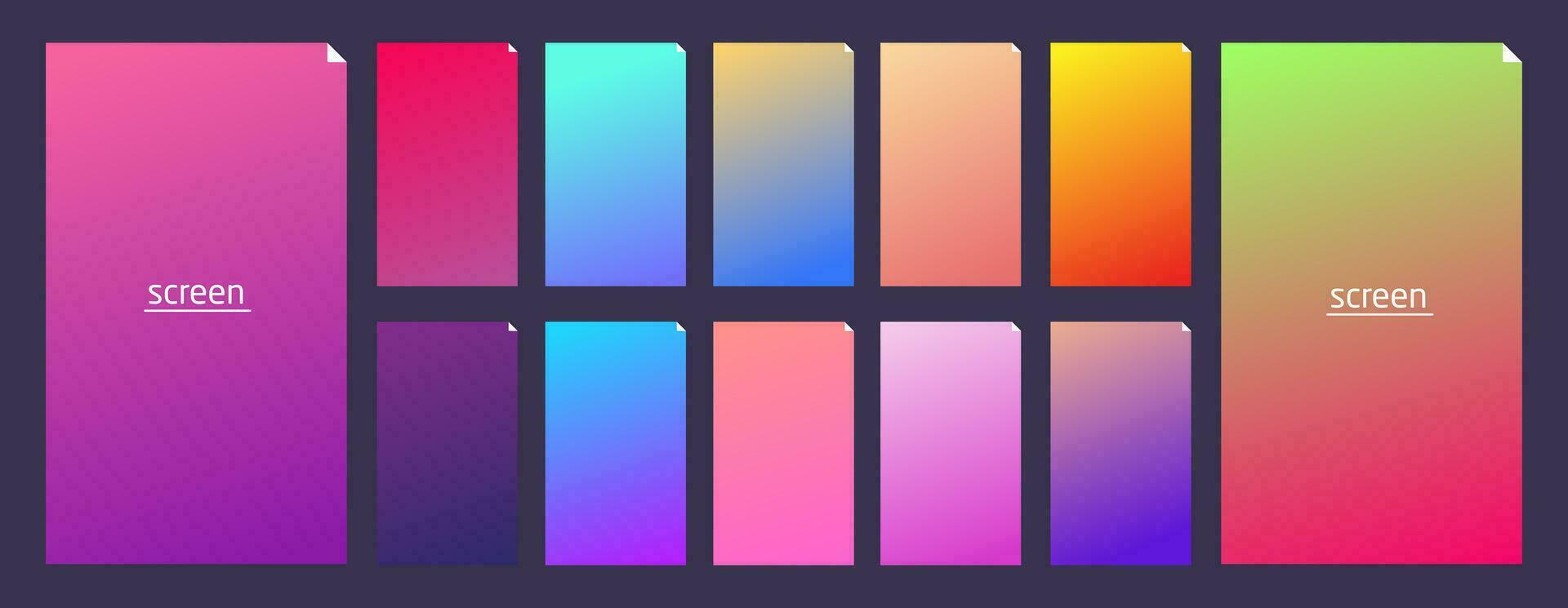 Soft pastel gradient smooth and vibrant color background vector