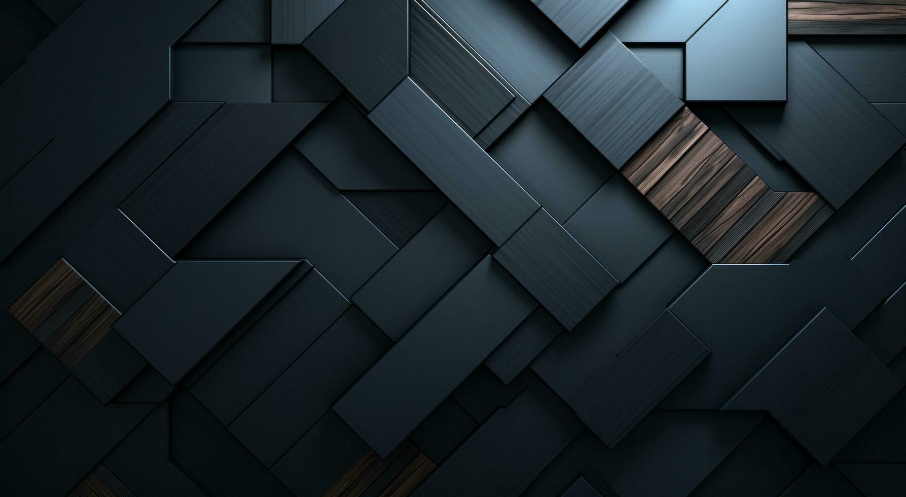 AI generated a black squareshaped pattern background is shown photo