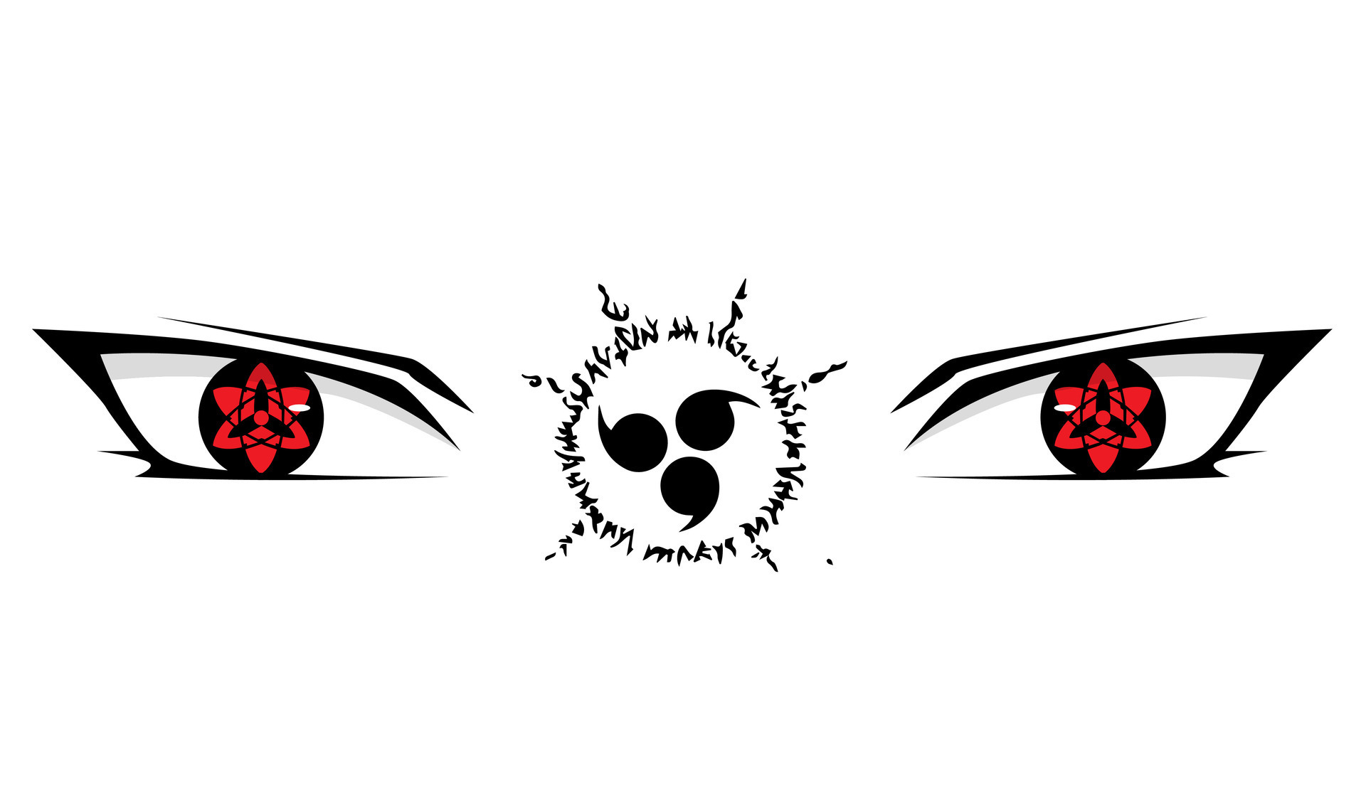 sharingan eye and uchiha sasuke's curse seal 35667767 Vector Art at