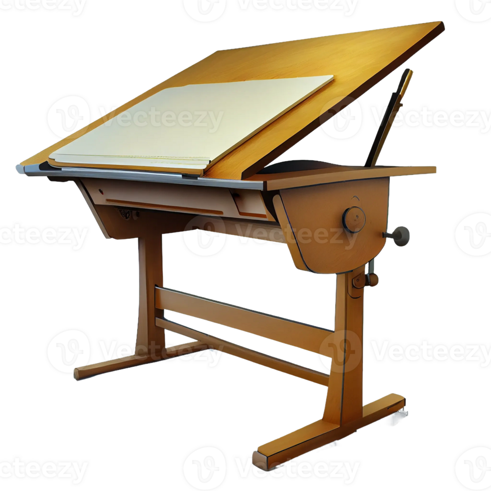 table 3d render, isolated transparent background png