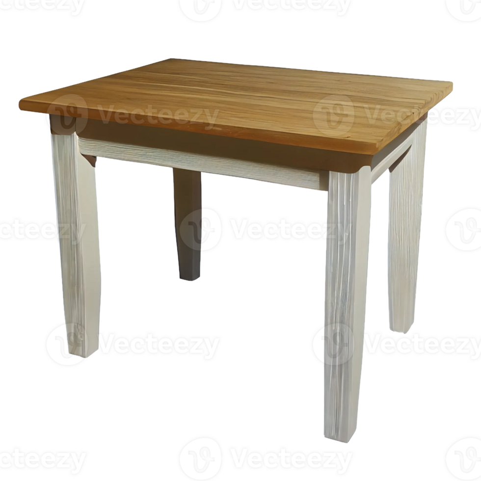 table 3d render, isolated transparent background png
