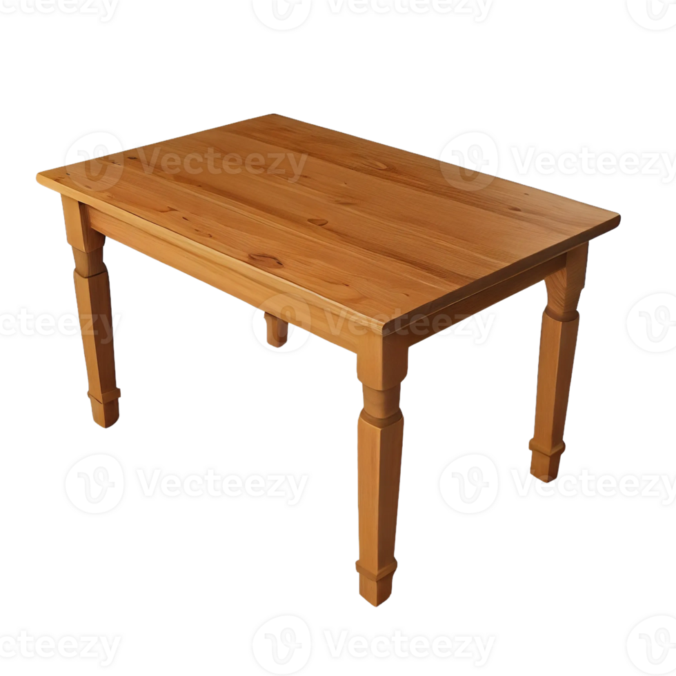 table 3d render, isolated transparent background png
