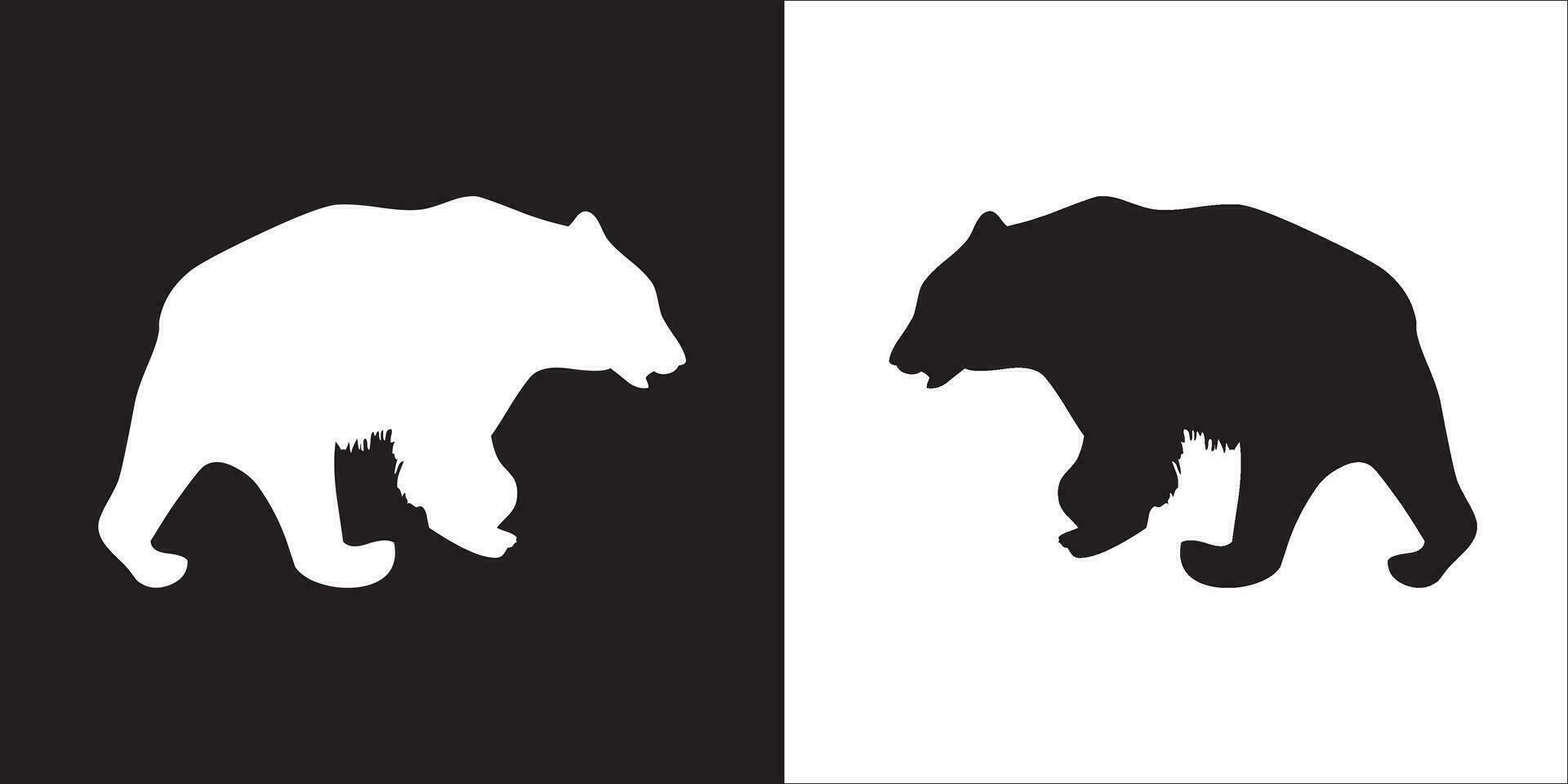 Illustration vector graphics of bear icon