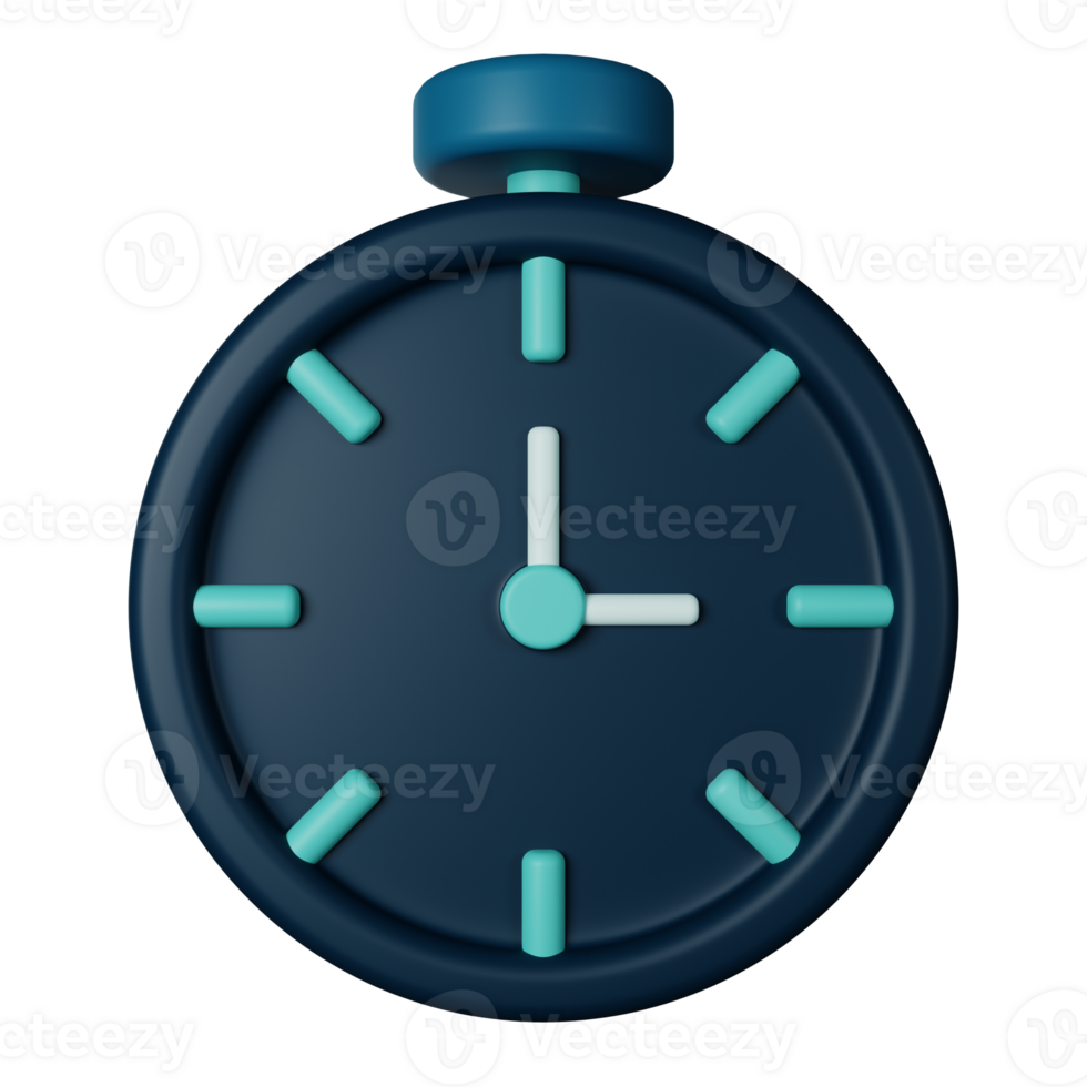 Chronometer 3D Icon Illustration png