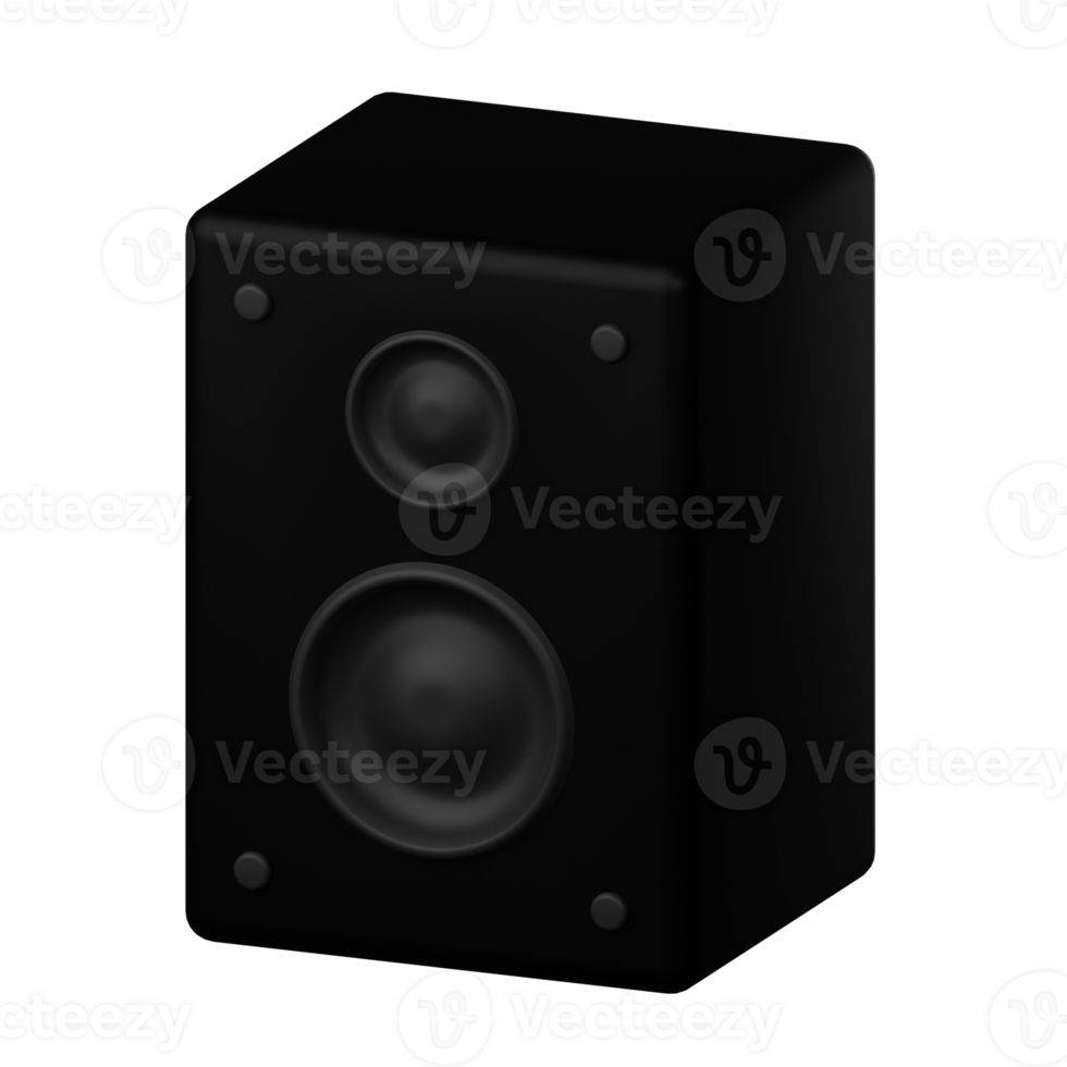 Woofer 3D Icon Illustration png