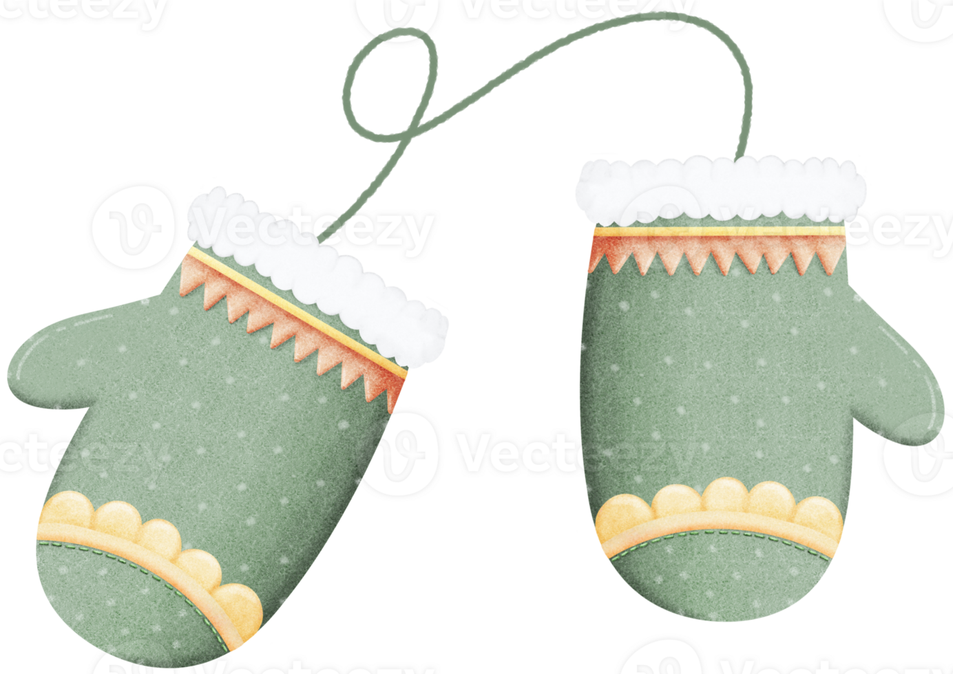 2 gloves for winter wear png