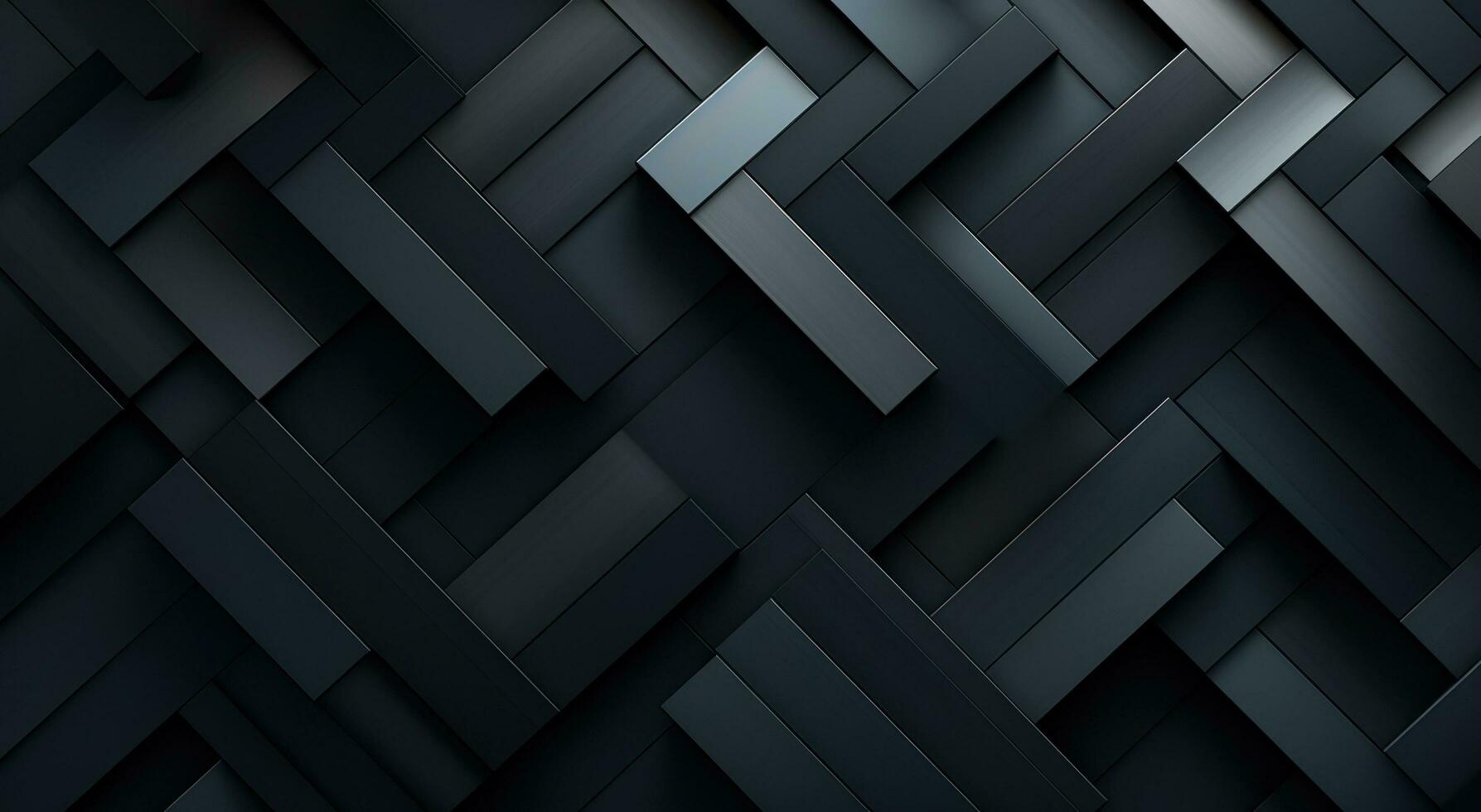 AI generated abstract black geometric geometric abstract pattern photo