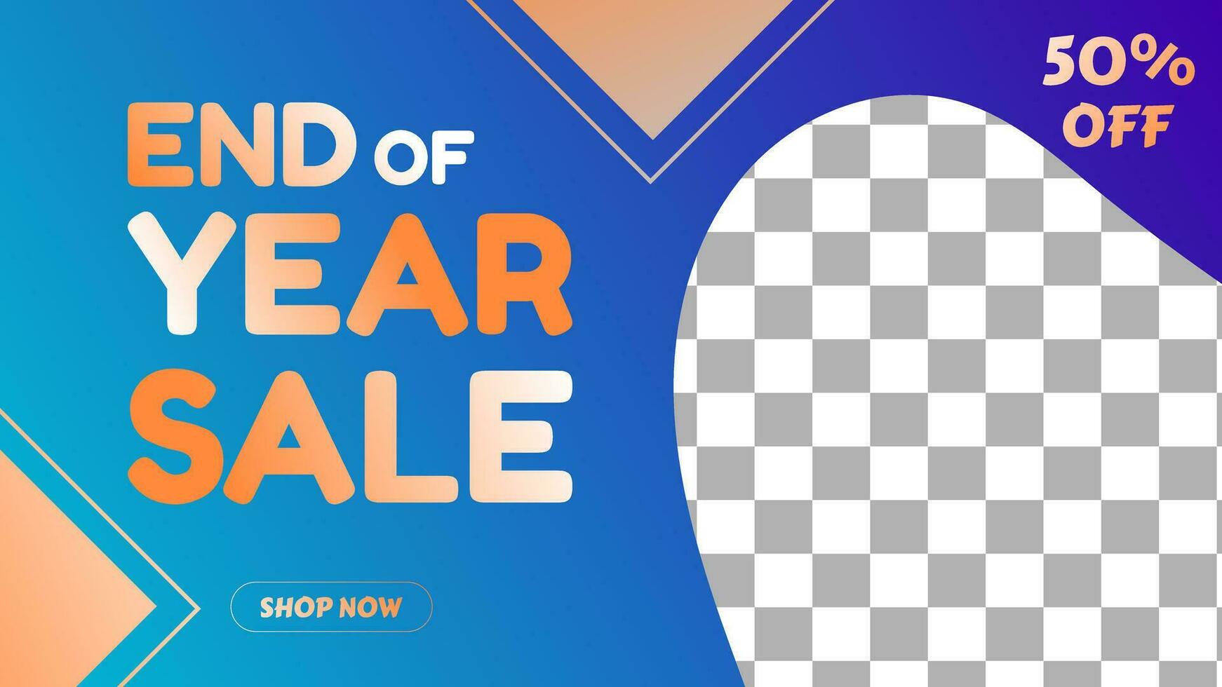 END YEAR SALE OFFERS AND PROMOTION TEMPLATE BANNER DESIGN.BLACK COLOR BACKGROUND VECTOR. GOOD FOR SOCIAL MEDIA POST, COVER , POSTER vector
