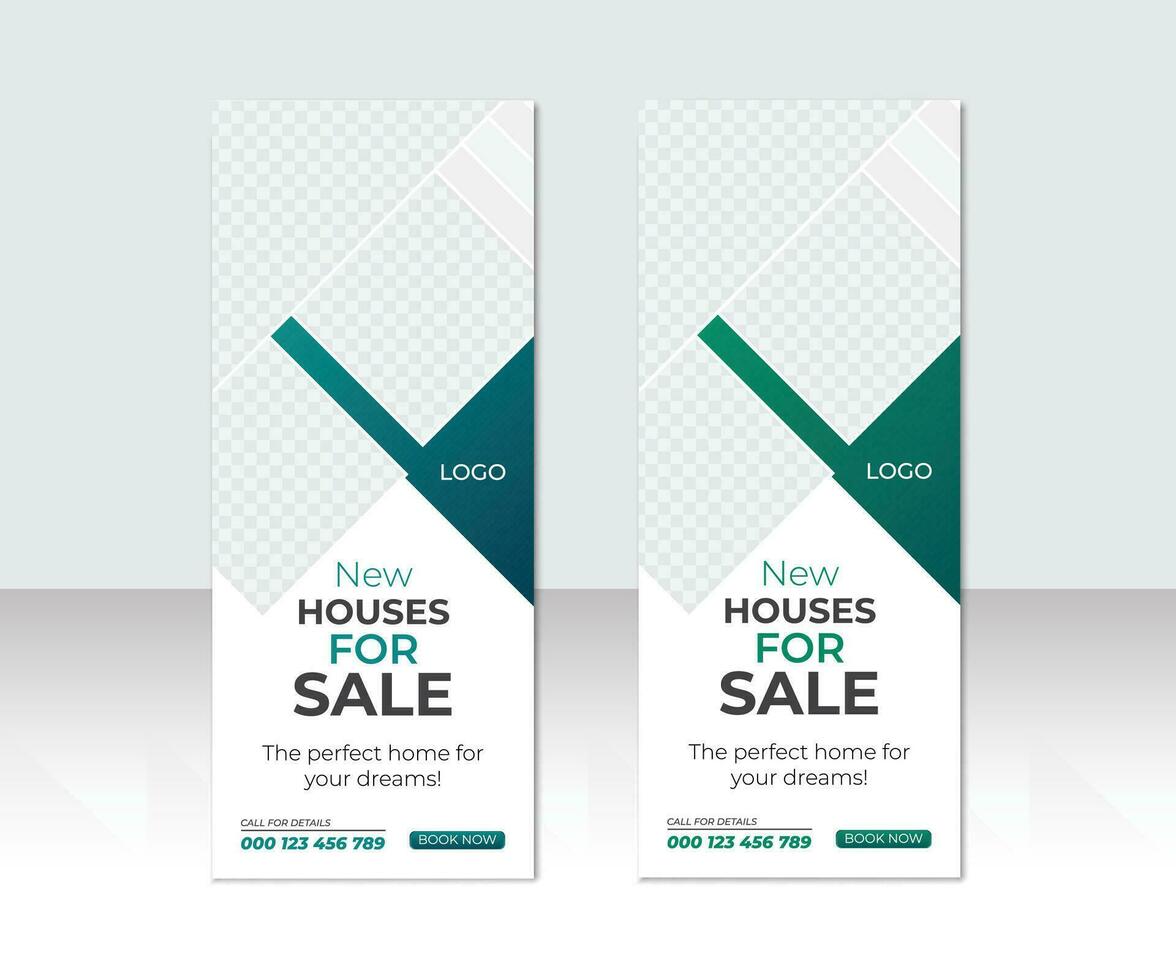 roll up banner design, pull up banner template, x-banner design vector