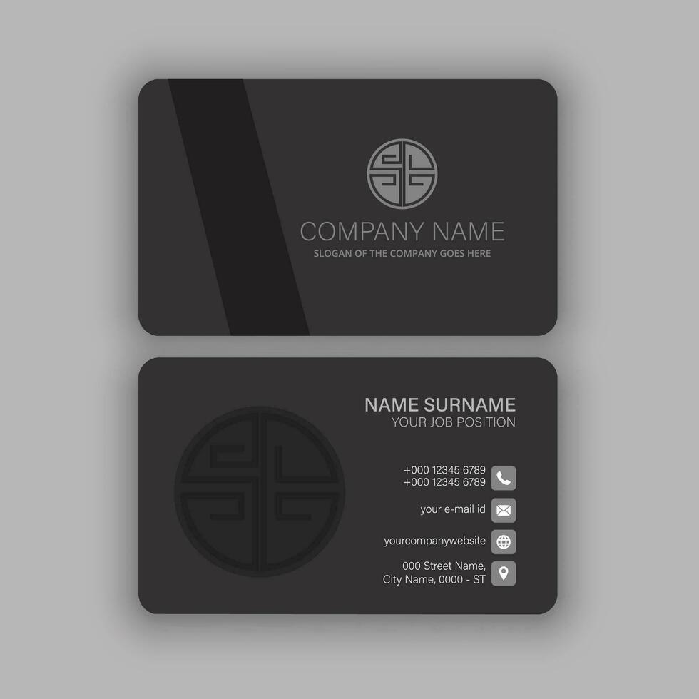 Professional and Creative Business Card Template vector