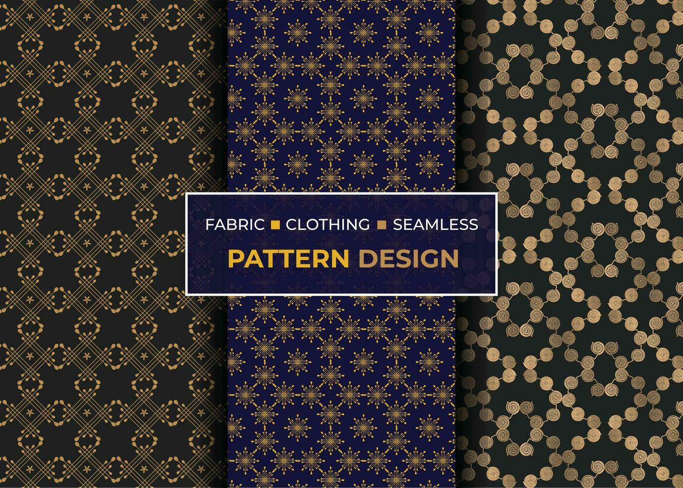 vector seamless gold patterns. Luxury wallpapers collection.