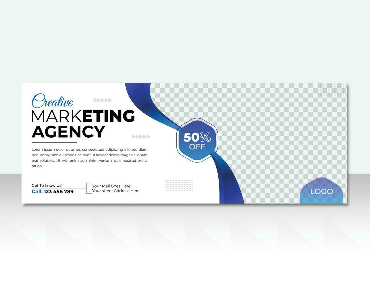 Marketing Corporate business social media banner design cover template. vector