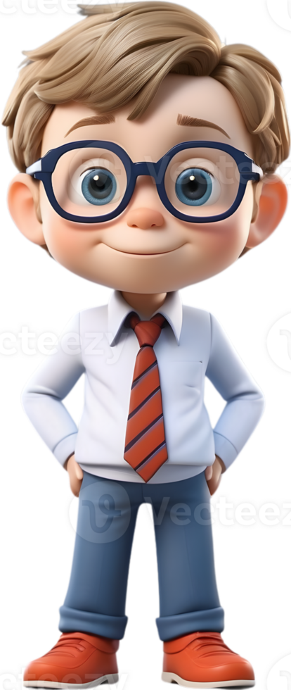 AI generated Cartoon boy with occupation illustration, cute little worker graphic, diverse professions artwork, boy in uniform design, career exploration concept, occupation character illustration png