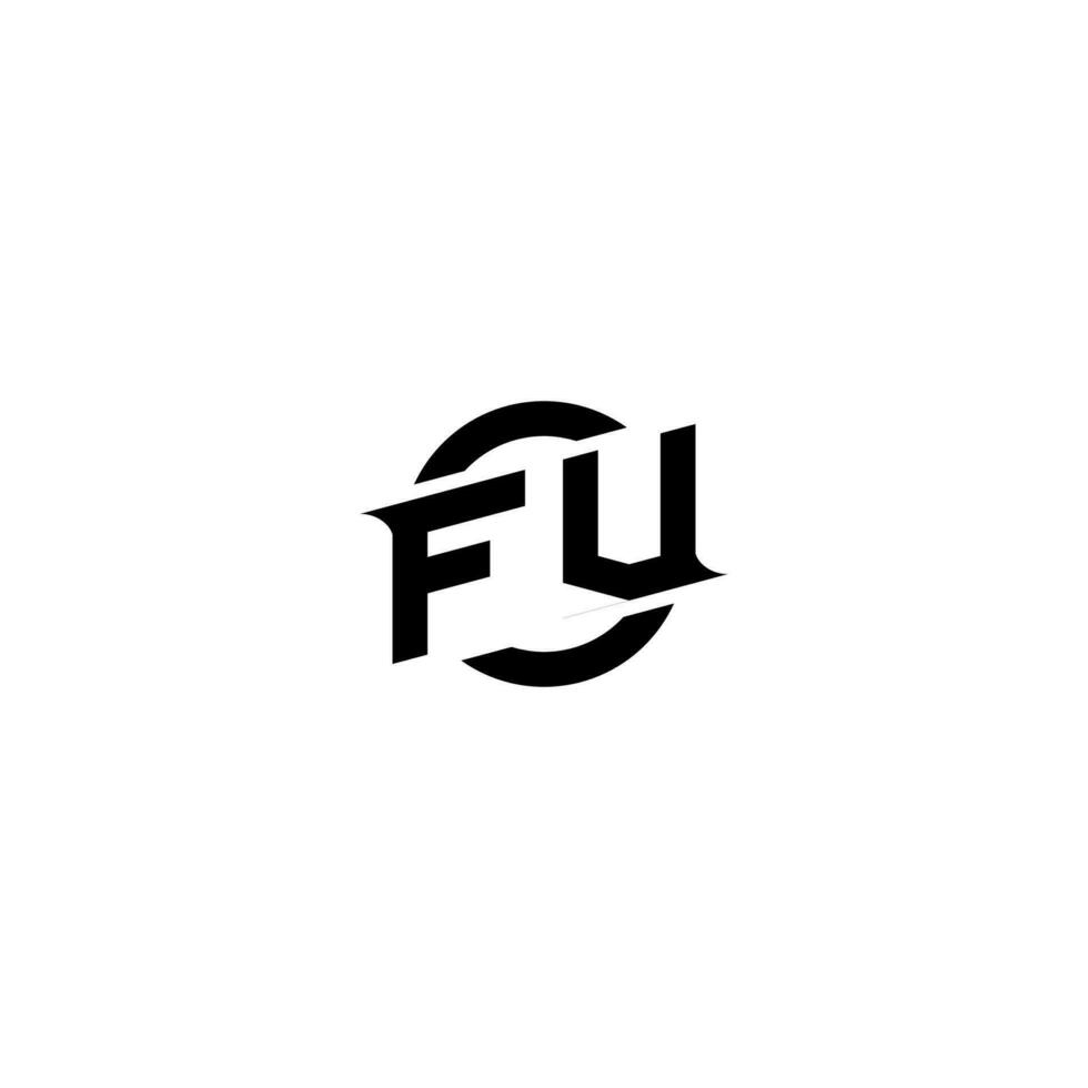 FV Premium esport logo design Initials vector