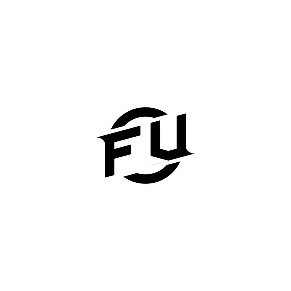 FV Premium esport logo design Initials vector